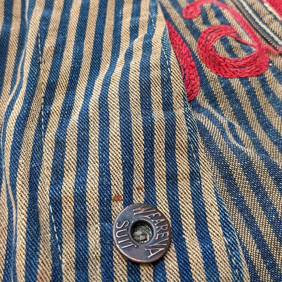 ✨SOLD✨VTG 1920s Ford Bangor Hickory Stripes Chore - Picture 11 of 12